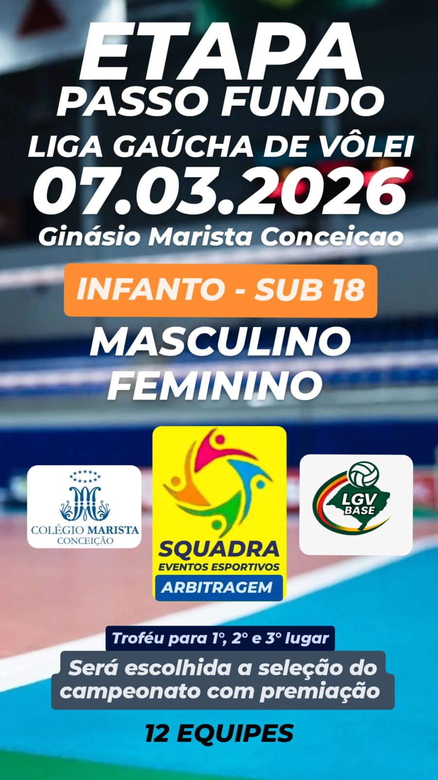 VEM AÍ... Etapa PASSO FUNDO – RS da LIGA GAÚCHA